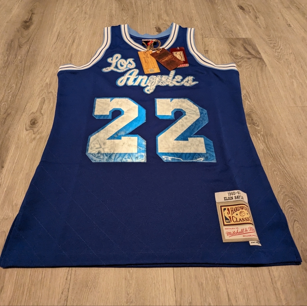 Mitchell & Ness Lakers Elgin Baylor 1960 Swingman Diamond Jersey